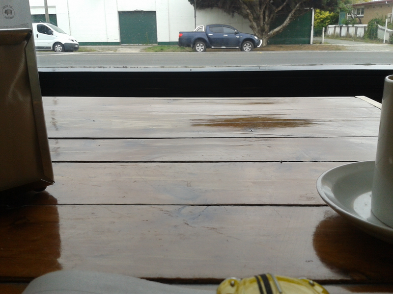 coffee stop , gotta make sure you stretch you legs / wheels every so often.
